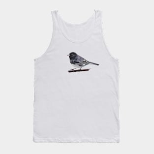 Dark Eyed Junco (perched) bird painting Tank Top